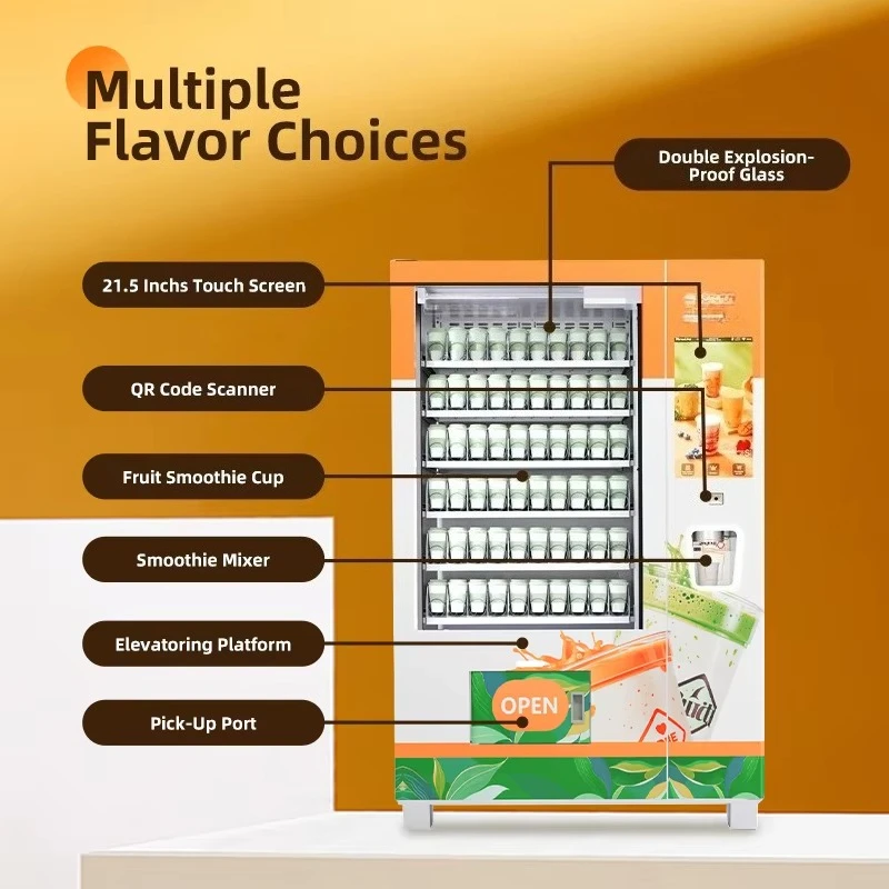 Smoothie Ice Soda Slush Frozen Cold Ice Drink Machine Beverage Maker Commercial Slushy Making Vending Machine Sale Customized