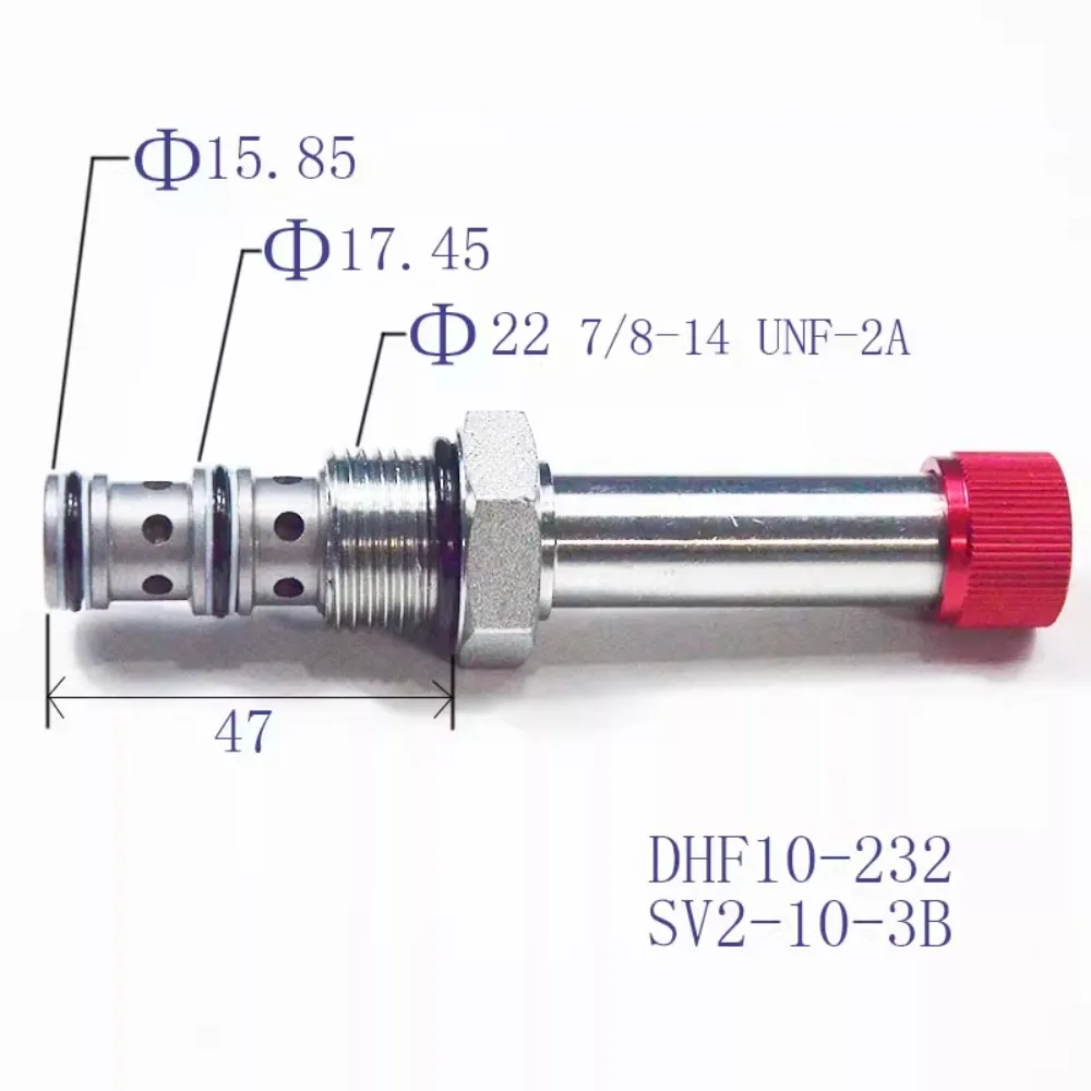 

Two-Position Three-Way Threaded Cartridge Valve DHF10-232 SV2-10-3B
