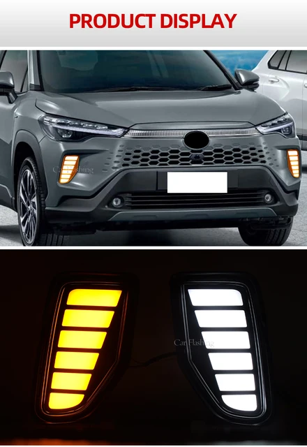 フロントバンパーフォグライトLEDウィンカートヨタグランド