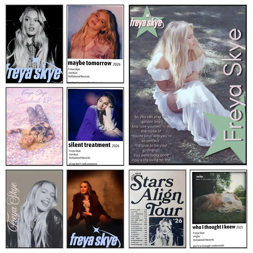 indie singer f-freya Skye Poster Modern Luxury Wall Poster Home Decor Space Enhancer