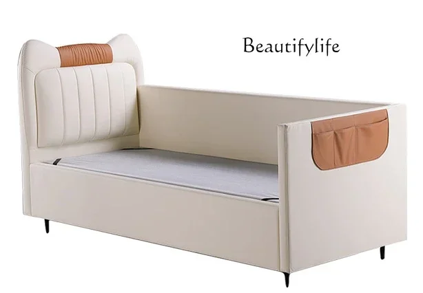 Mousse official flagship store splicing bed widening bed adults can sleep baby silicone bed 029