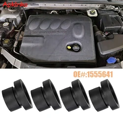 For Volvo C30 C70 S40 V50 S80 V70 2006 4 Pcs 2.0 Diesel Engine Top Cover Grommet Rubber Buffer Mount Bush Stopper Engine Parts