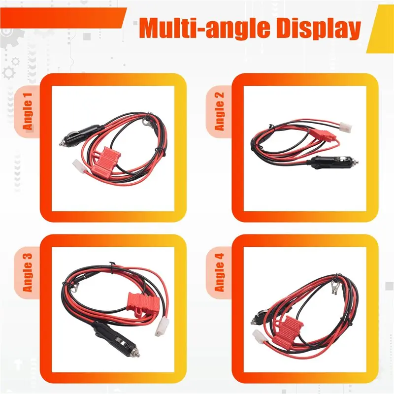 B47C 12V DC Power Cord Cable Cigarette Lighter For Kenwood TM-241/261/281 For YAESU For ICOM FT-8800R/8900R Mobile Radio Ham J63