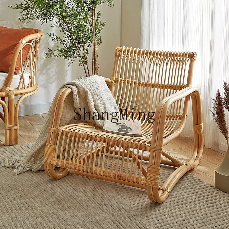 

SM new single sofa bed and breakfast indoor high-end lounge chair simple balcony leisure sofa chair