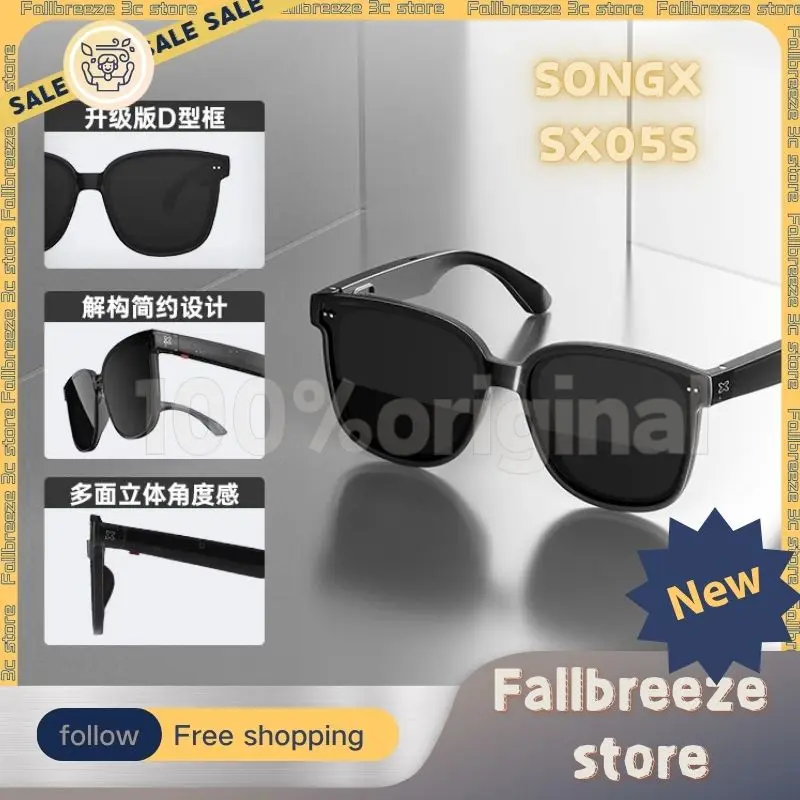 Songx Sx05s Smart Glasses Headphone Music Waterpoor Wireless Bluetooth Call Sunglasses Game Music Headset Men Women Eyewear Gift