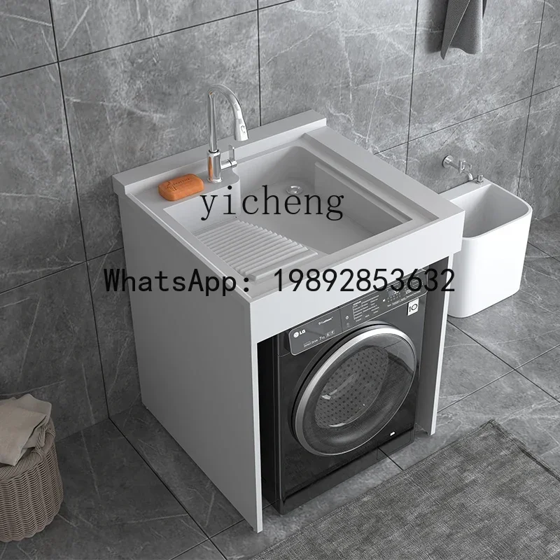 Armoire à linge en acier inoxydable B1, machine à laver, combinaison de tambour, autre bassin intégré significatif