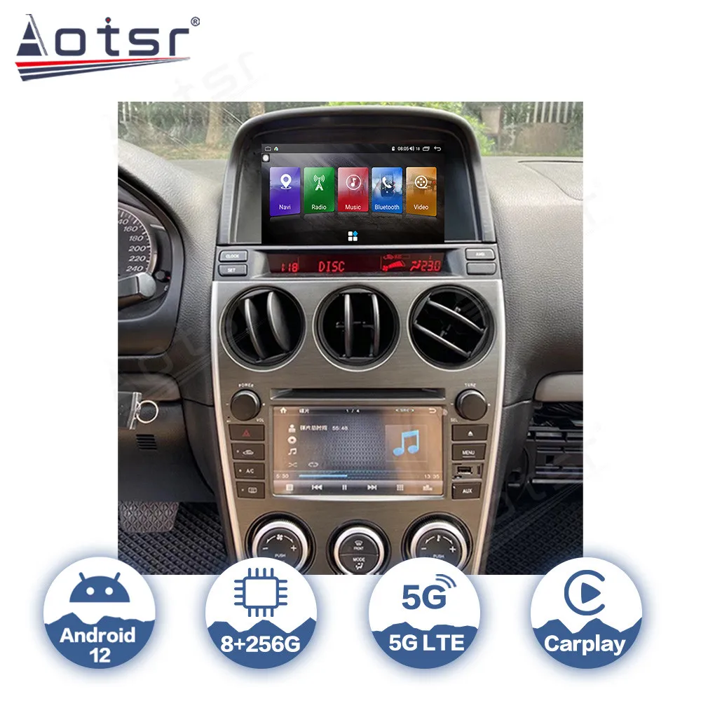 

For Mazda 6 Atenza 2002 - 2007 Android Auto IPS Screen Car Radio Multimedia Video Player GPS Navigation 4G LTE Carplay AutoRadio