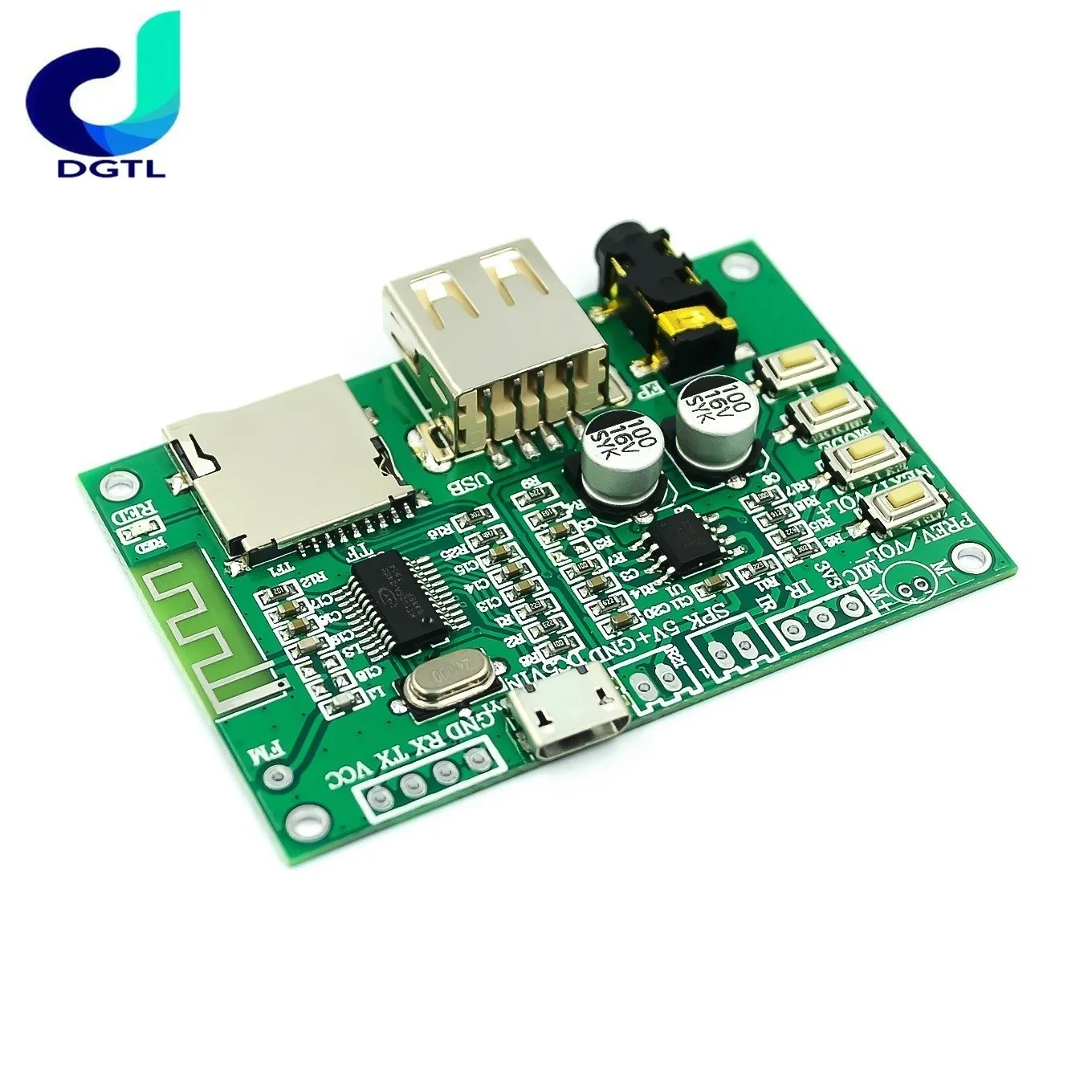 BT201 Dual mode 5.0 Voor Bluetooth ontvanger module lossless audio eindversterker board auto speaker DIY hoofdtelefoon TF kaart U schijf