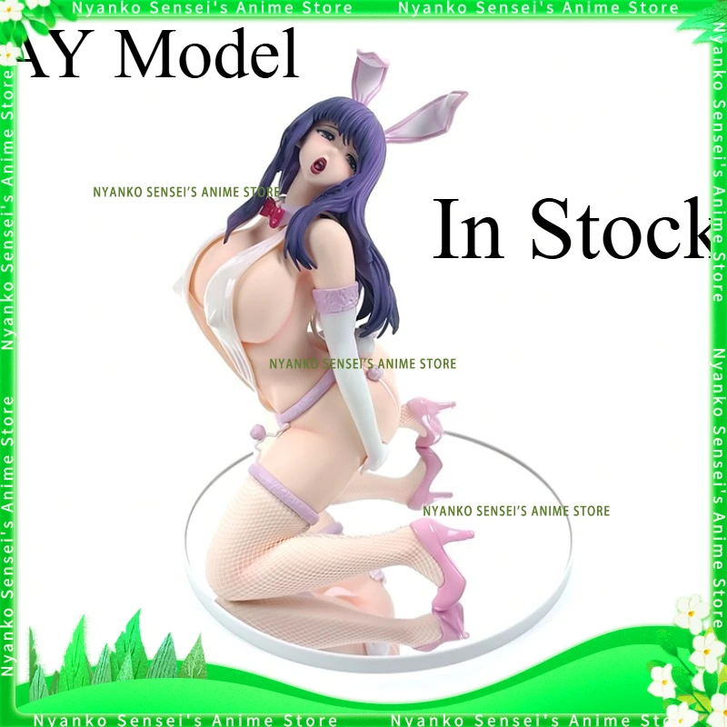 

В наличии AY Модель Мизухара Юка Китайская версия. Белый шелковый кролик для девочек 1/4, фигурка Bishoujo на коленях, аниме-модель, коллекционная кукла
