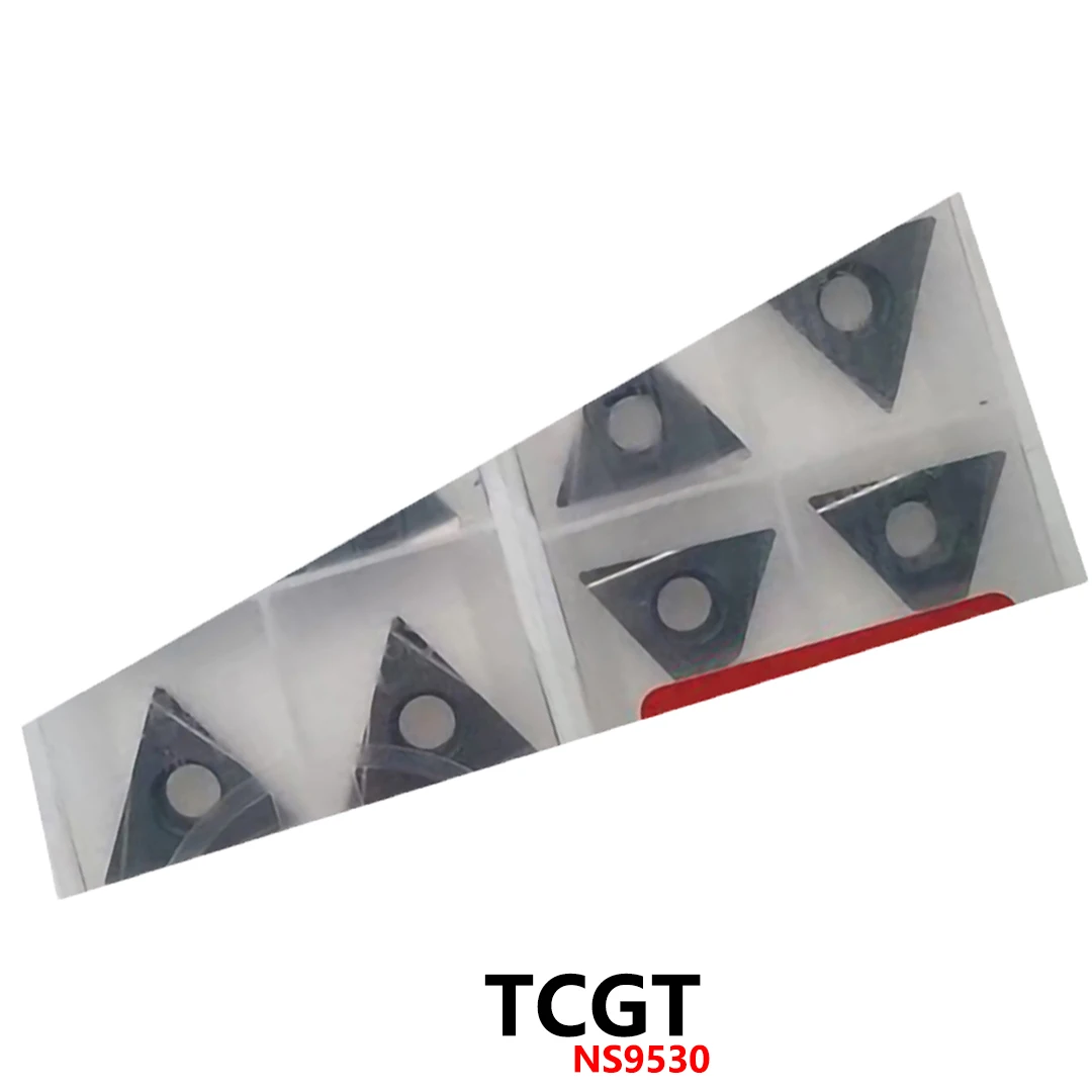 

Оригинальные твердосплавные вставки TCGT16T304L-W15 NS9530 TCGT16T304 TCGT 16T304 L с ЧПУ, внешние внутренние держатели инструментов, лезвия TCGT16T3, 10 шт.
