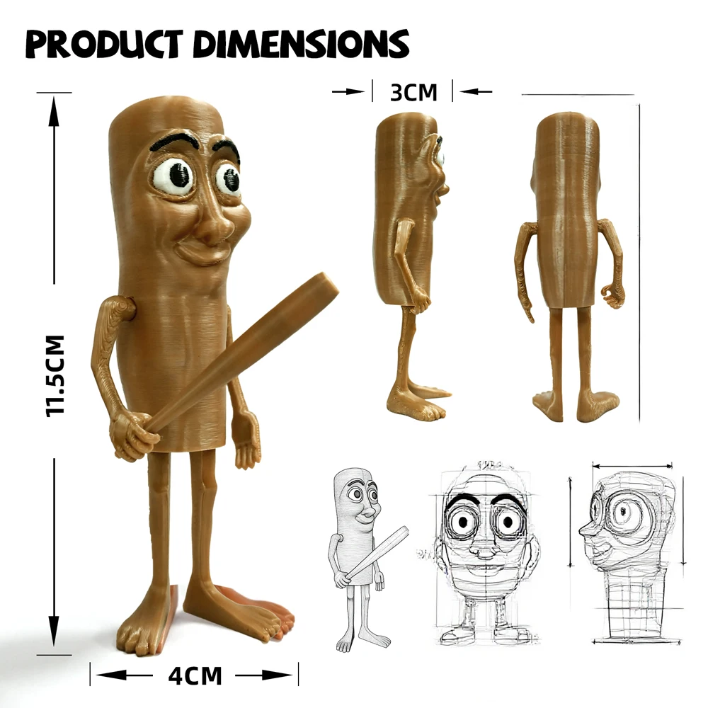 Фигурка акулы с 3D принтом Tralalero Tralala Tun Tung Sahur, игрушка Classic of Mountains and Seas, фигурка, декор для рабочего стола, подарок на день рождения