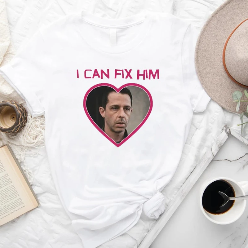 

I Can Fix Him Shirt Women's T-shirts Short Sleeve Graphic Tees Female Streetwear Top