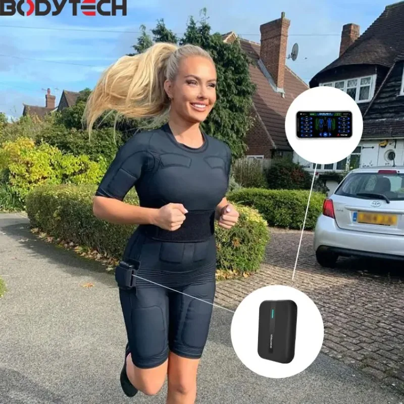 New Certified EMS Pro Training Suit: 20-Min Full-Body Workout = 2H Gym Effect (Wireless & Dry