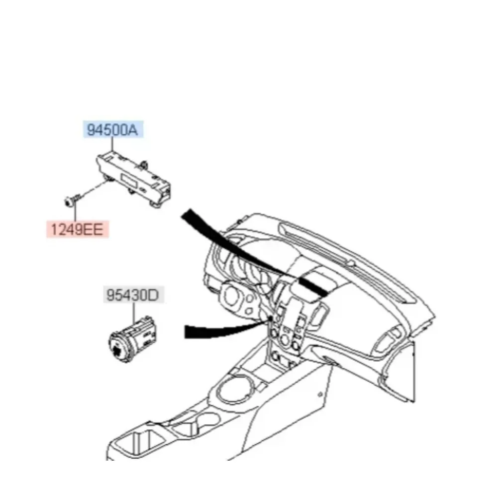 

For Kia Forte Koup Dash Board Clock Frame Car Interior Upgrade As Shown In The Picture Car Interior Accessories