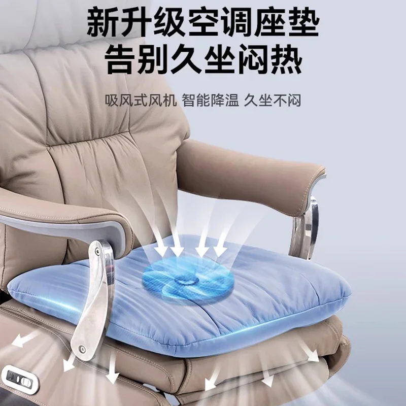 مسند قدم كهربائي كرسي كرسي الكمبيوتر مع عجلات 7 نقاط تهتز إطار خشبي صلب غرفة نوم كرسي أثاث مكتب ألعاب #6