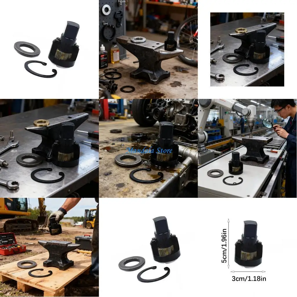 

U2JC General 3/8 Foot Stake Repair Set Permanent Iron Factors Simple Task Plan