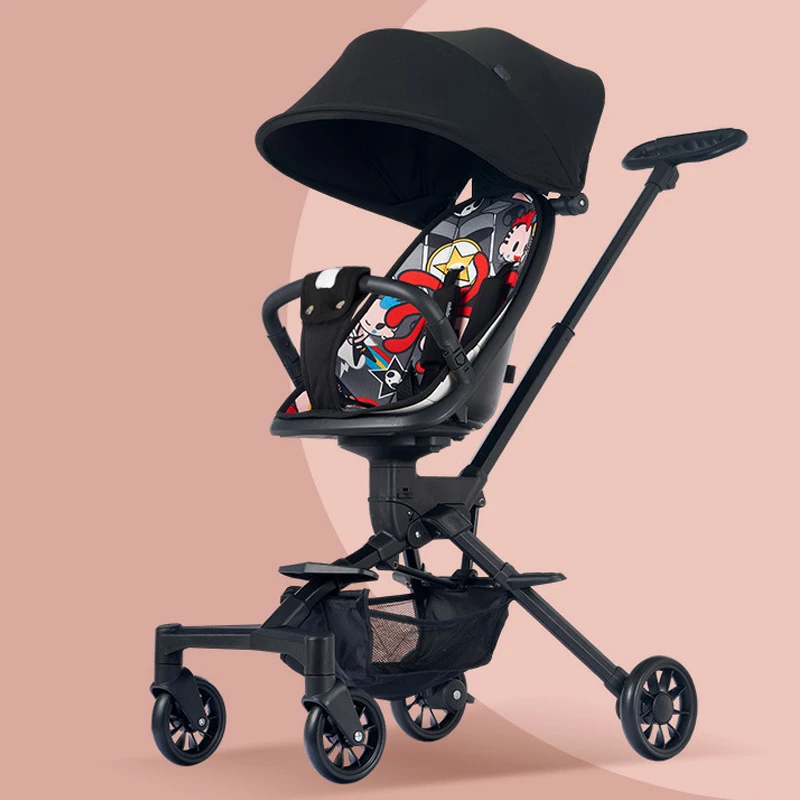 

Настраиваемая складная двухсторонняя коляска-трансформер с высоким положением сиденья для малыша