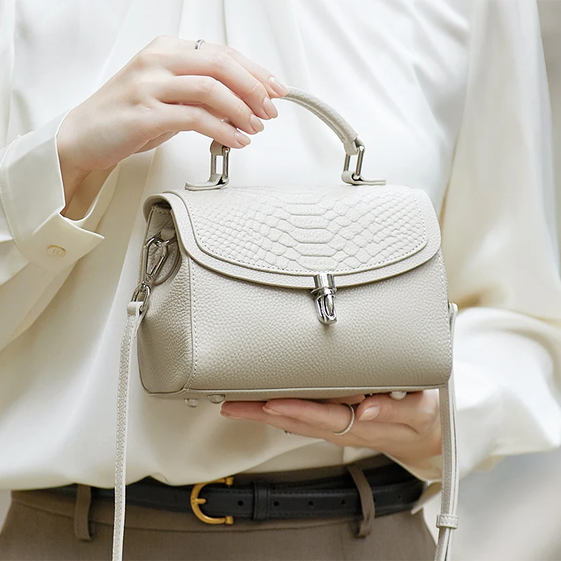 

ZOOLER NEW Listed Genuine Leather Handbags Four Seasons Tote Bag Women Fashion Bags Cow Skin Business High Quality #sc996
