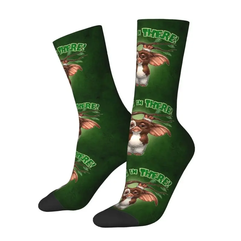 Gremlins Mens Crew Socks Unisex Fashion 3D Print Gizmo Mogwai Monster Movie Dress Socks