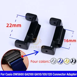 22mm Metal Watch Adapter For Casio G-SHOCK DW5600 GW-M5610 GA110/100/120 GA2100 GM2100 Watch band Connector Accessories