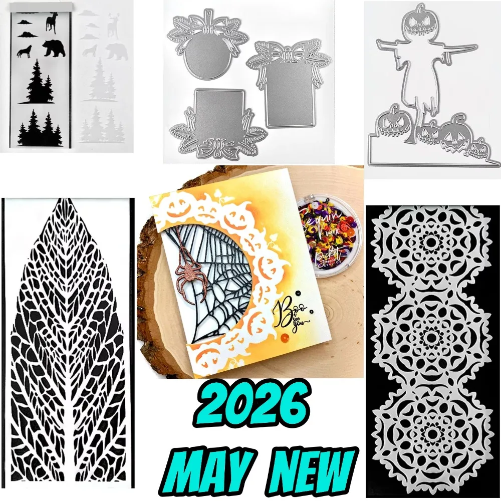 

Arctic Winter Coming Soon Metal Cutting Dies For DIY Scrapbooking Crafts Maker Photo Album Template Handmade Decoration 2026 New