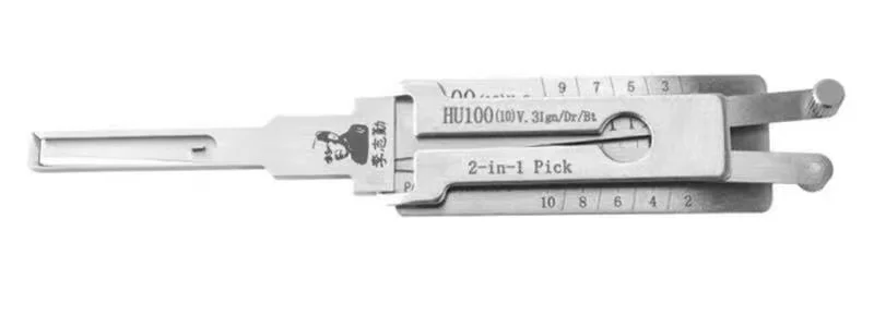 Lishi Pick 2in1 HU100 HU100(10) Werkzeug Schlosserwerkzeug für Buick FÜR Chevrolet – Detail 3