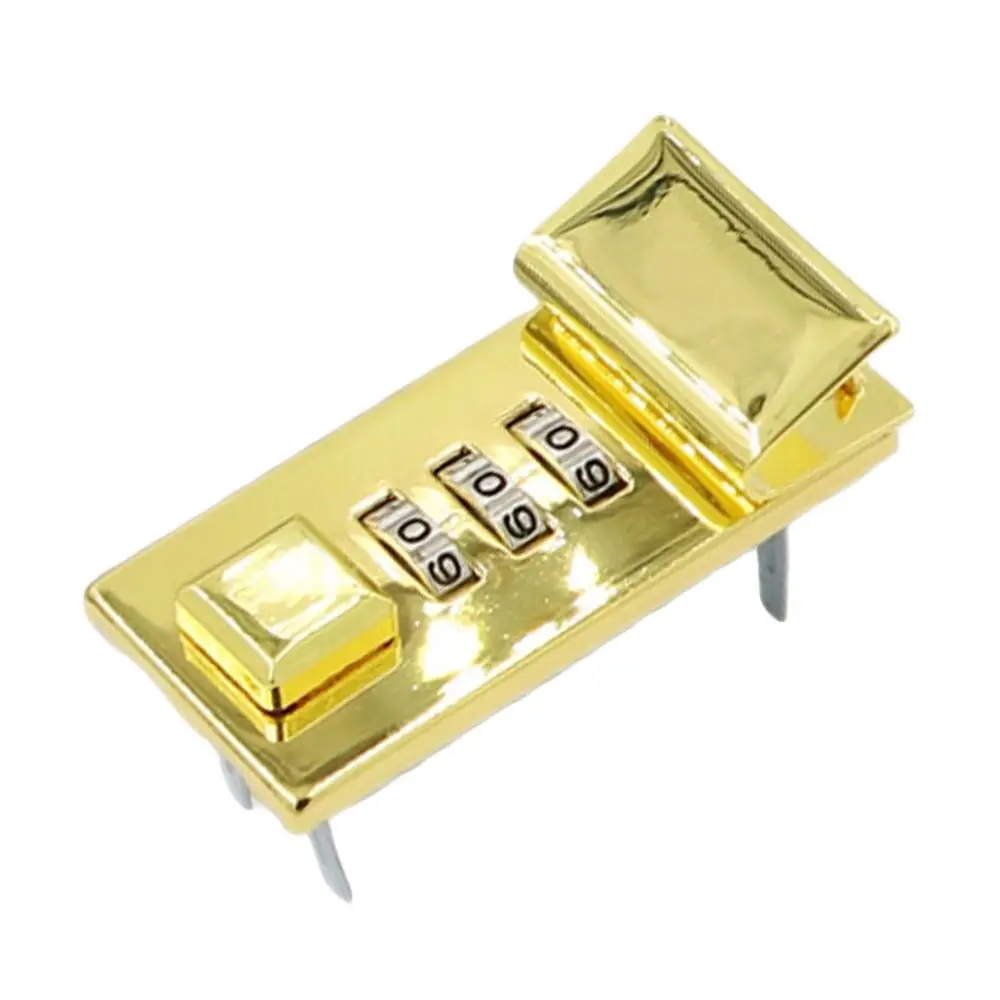 Economic Alloy Notepad Password Lock Waterproof Reusable Briefcase Lock DIY Alloy Lock Handbag