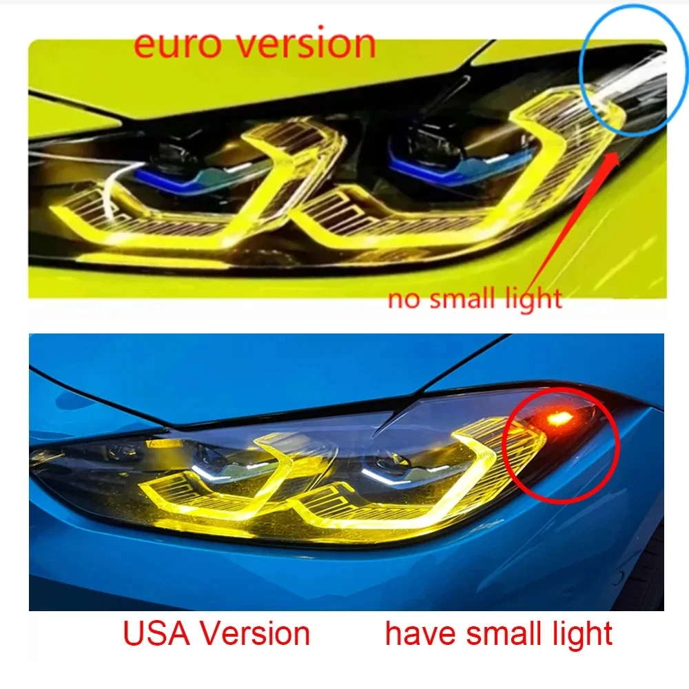 RGB Angel eye DRL Module LED Board 63119851052 Multiple Colors For BMW M3 M4 G80 G22 G82 G23 G26 430I M440i CSL Laser Headlight view 4