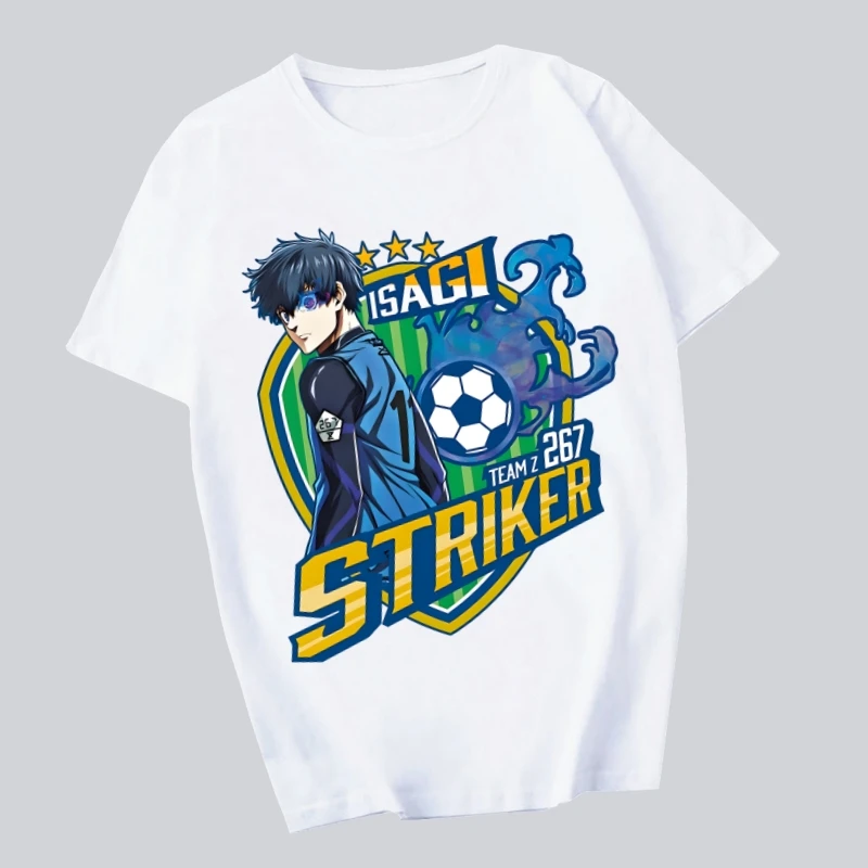 

BLUE LOCK Nagi Seishiro Harajuku T-shirts Summer Men/Women Hip Hop Funny Print Tshirt Streetwear t shirts Short Sleeve Tops
