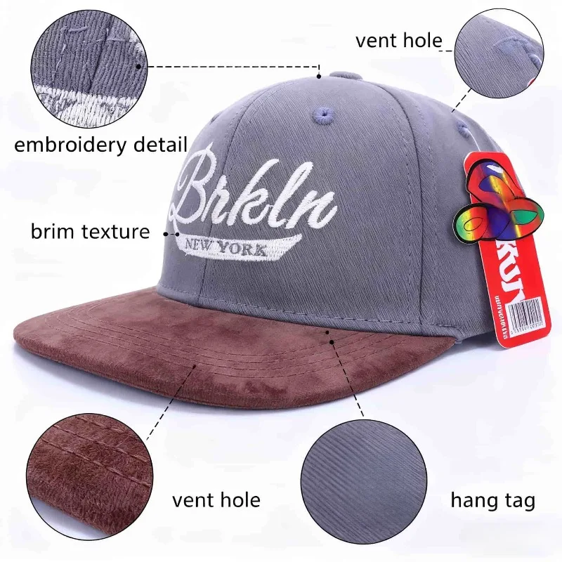 

Stylish Two - Toned Baseball Cap with Embroidered Lettering Trendy Headwear for Casual Outfits and Daily Wear