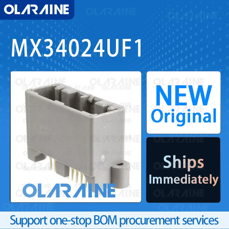 

10/50/100Pcs MX34024UF1 100% brand new and original IC chip Automotive connectors 24 Position 3 A
