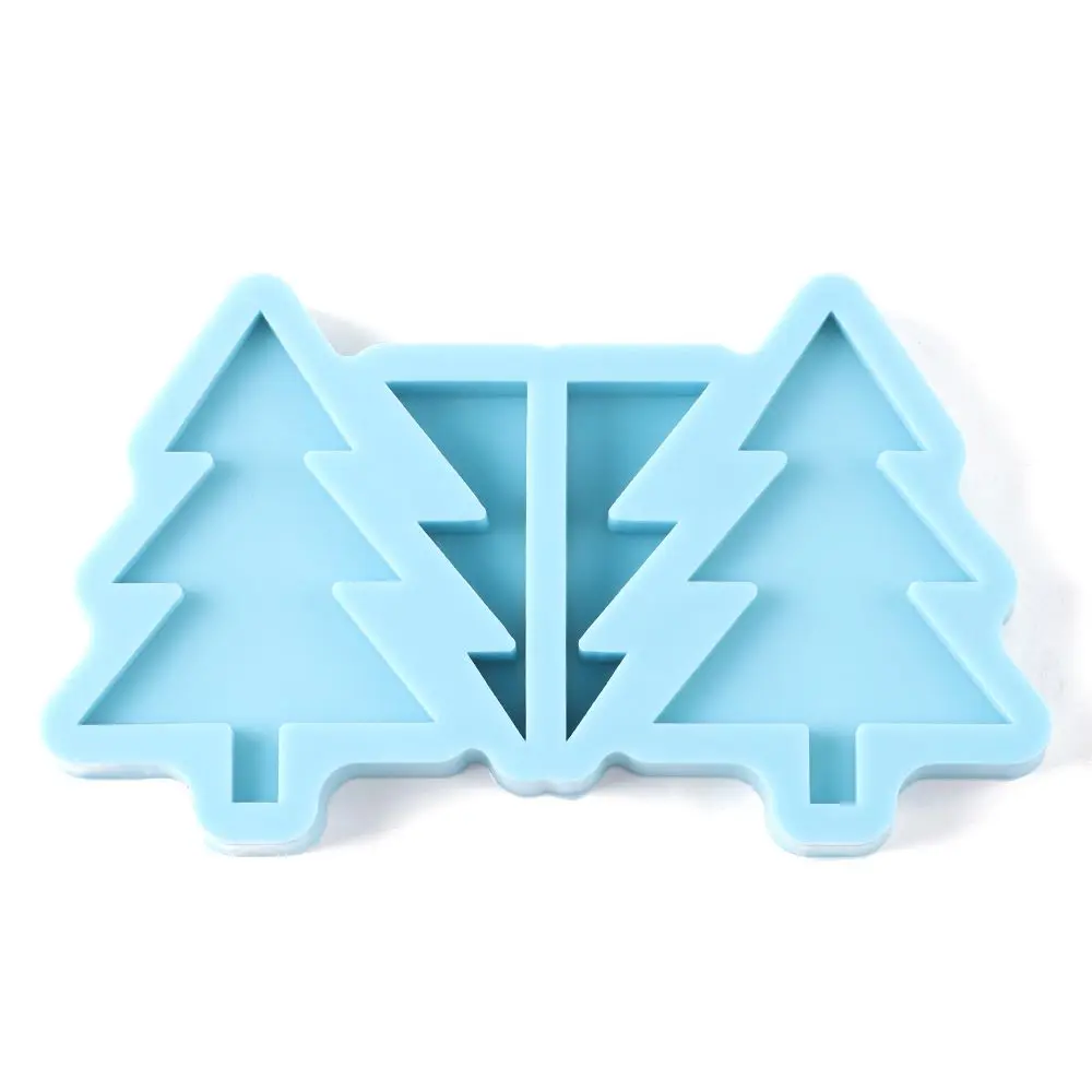 

Брелок для ключей, глиняная форма, рождественское украшение, форма для подвески в виде рождественской елки, форма для брелка, инструмент для изготовления ювелирных изделий, силиконовые формы