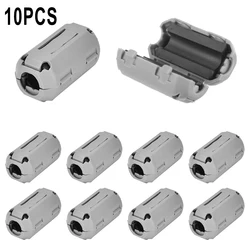 10pcs TDK 5mm Ferrite Core Noise Suppressor Filter Ring Cable Clip On Wire RFI EMI Anti-jamming Soft Magnetic cable clamp