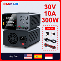 NANKADF Lab Bench Power Supply 30V 10A Switching Power Supply Unit 30V 5A  Adjustable Source 60V 5A Voltage Stabilizer 120V 3A