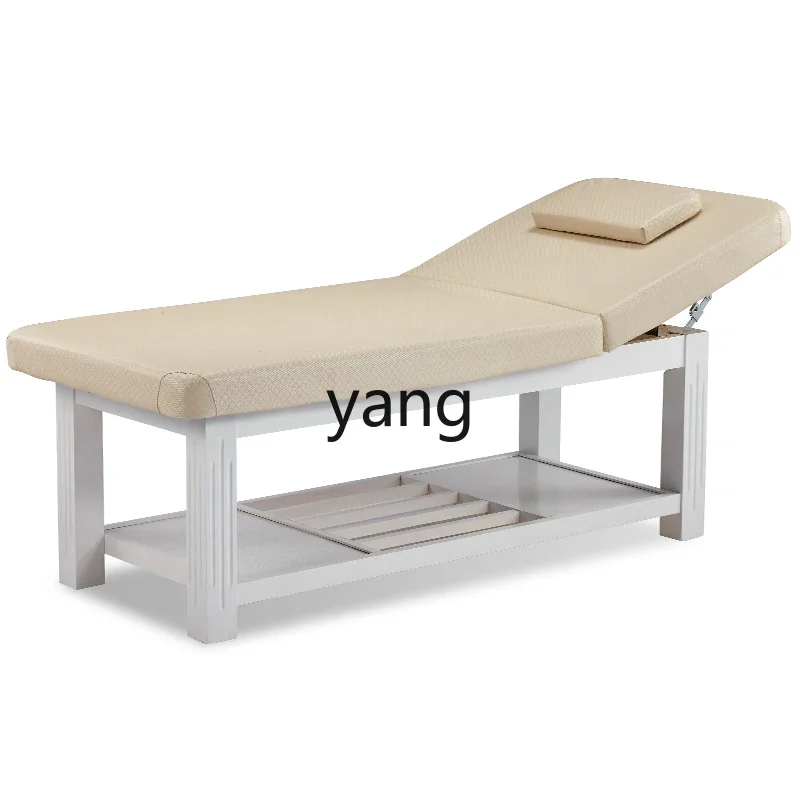 

yjq Facial Bed Beauty Salon Special Solid Wood Massage with Hole Body Massage Bed