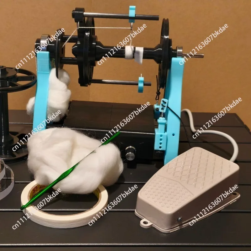 12V Electric Household Mini Spinning Wheel, Wool Spinning Fibre Spinning Wheel