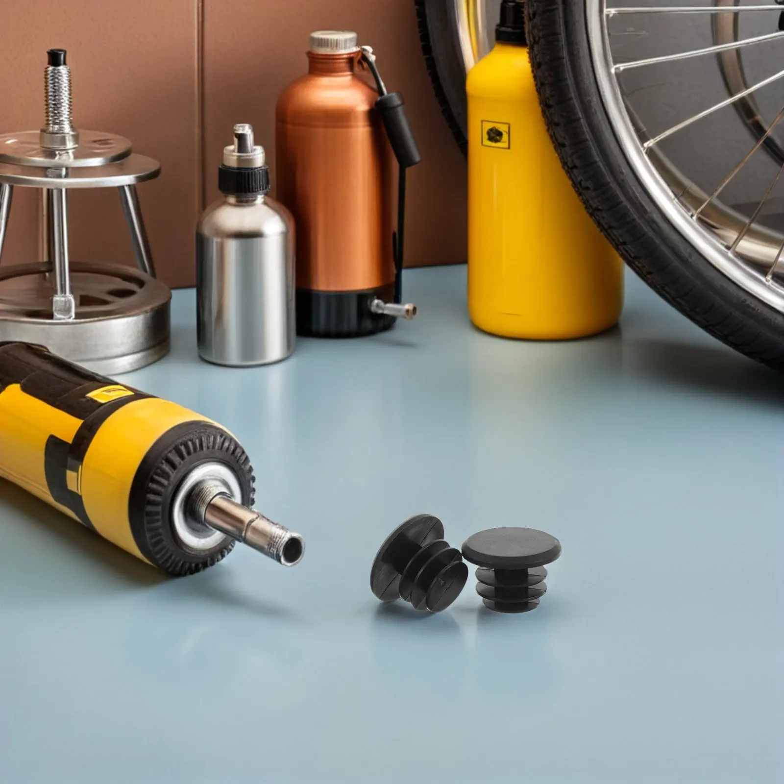 

50 шт. пластиковых легких заглушек для руля велосипеда, наконечники для руля горных и шоссейных велосипедов