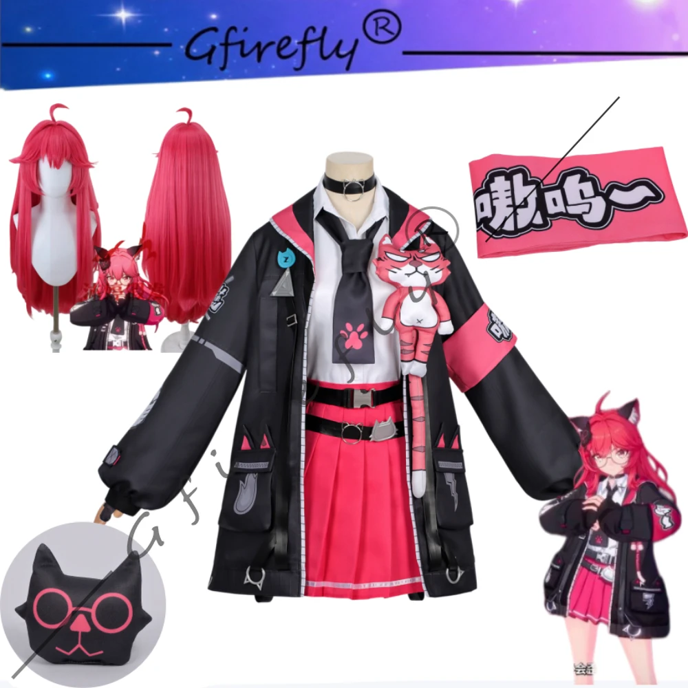 

Neverness To Everness Nanally Rei Same Style Cosplay Costume Full Set Wig Accessories Doll Adult Women Comic Con Party Outfit