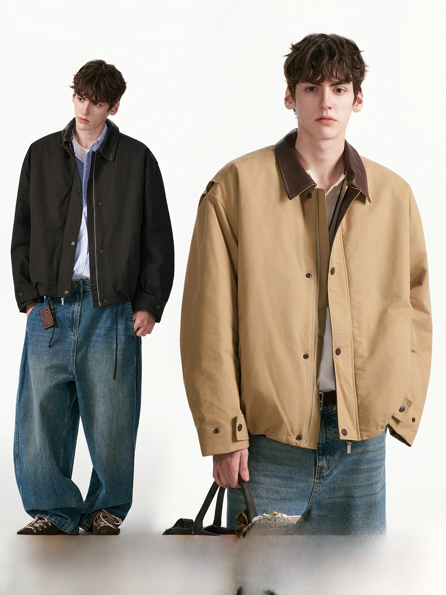 

Мужская зимняя куртка Dream Made в американском стиле, утепленная флисом, из плотного хлопка, новая модная короткая широкая хлопковая куртка