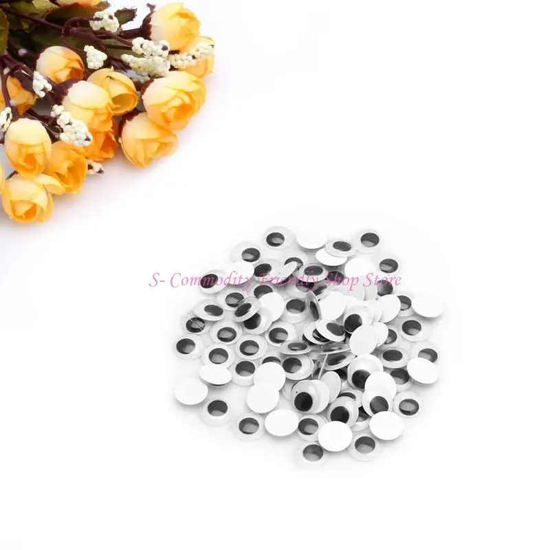 85AE 100 قطعة من الحرف اليدوية ذاتية اللصق لعيون جوجلي المتذبذبة