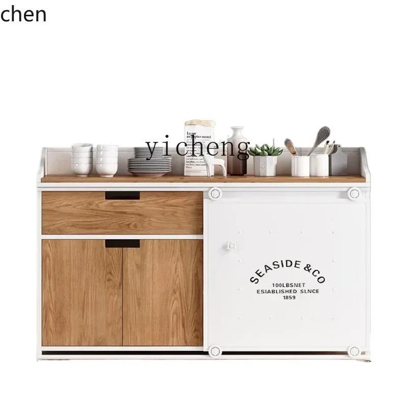 ZMLside cabinet wrought iron cafe tea catering work cabinet iron locker