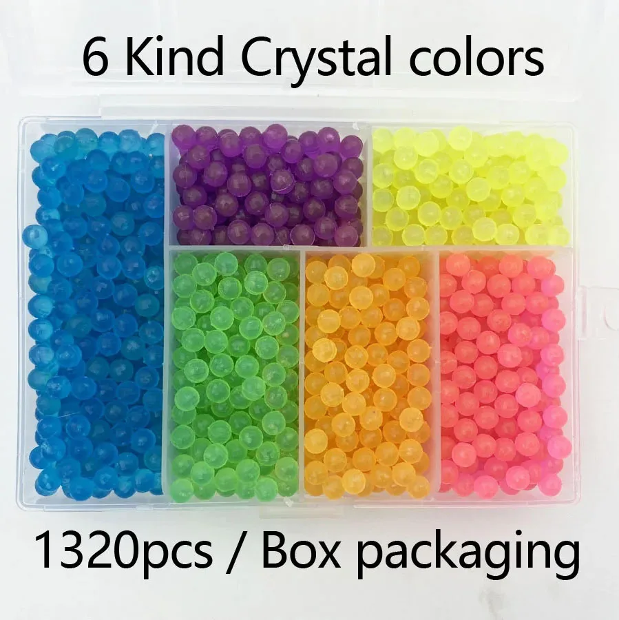 5mm Handmade Magic Water Fuse Beads Creative Beads DIY Art Crafts Toys Water bead Sticky Beads Sensory Toys