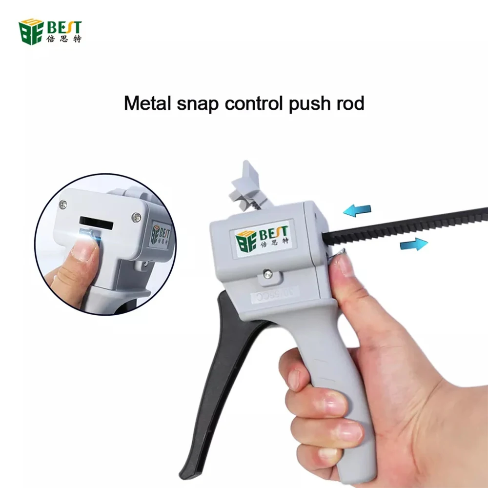 Imagem -03 - Pistola de Cola Manual Solda Flux Dispenser Óleo de Solda Pasta de Solda uv Needle Booster Universal Propulsion Tools 30 cc 55cc