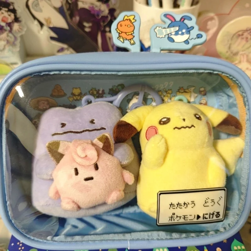 ポケモン本物の個性シリーズぬいぐるみペンダントキーホルダーソフトぬいぐるみおもちゃかわいいギフトゲンガーピカチュウ同型アニメグッズ