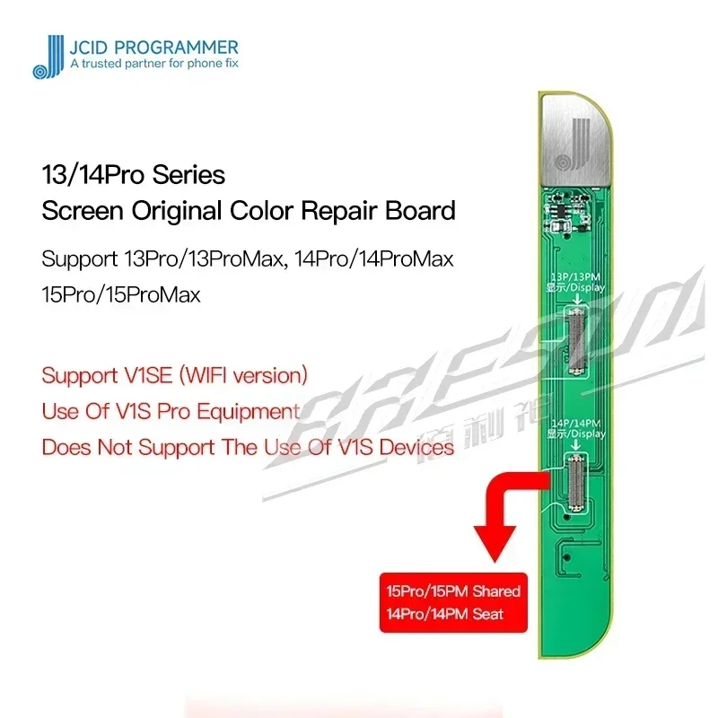 JCID V1SE Programmer Screen Sensitization Converter for IPhone 7 8 X 11 12 13 14 15 Pro Max LCD True Tone Original Color Repair