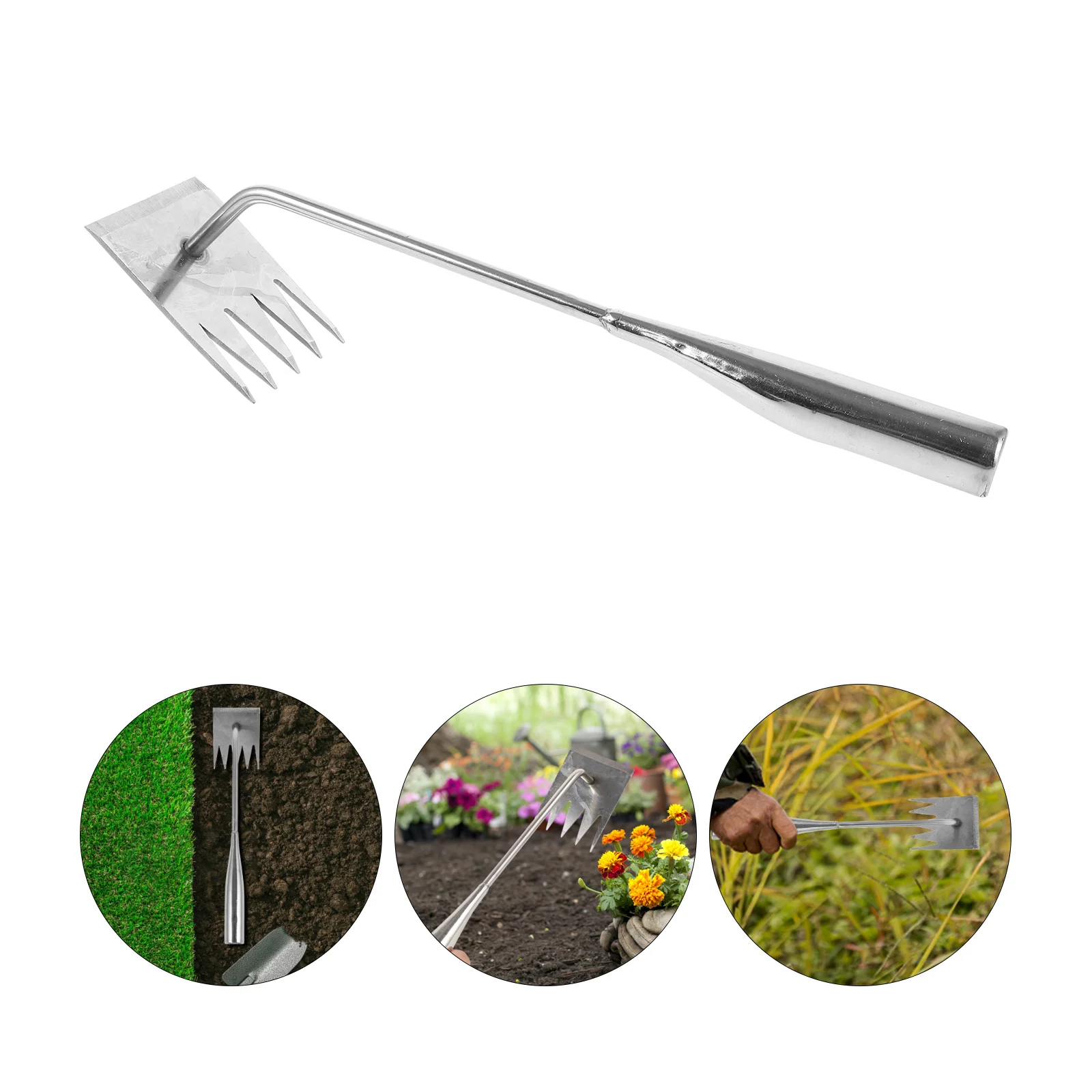 

Gardening Weeder Puller Sturdy Lightweight Manual Weeding Removers Suitable for Household Garden Lawn Park Deep Digging