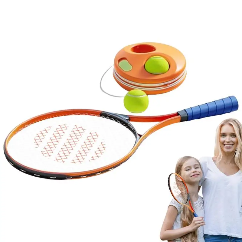 

Tennis Trainer Rebound Ball Professional Single-Player Tennis Serve Trainer With 2 Elastic String Balls Tennis Training