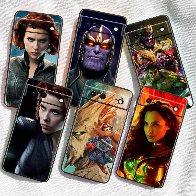 

Marvel Avengers Doctor Strange For Google Pixel 9 8 7A 7 6A 6 5A 5 4 4A XL 5G Black Silicon Shockproof Shell Soft Phone Case
