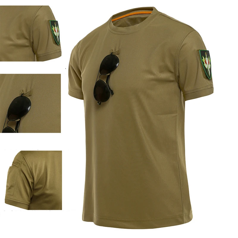 Moisture Wicking Short Sleeve T-Shirt for Men,s Crew Neck Workout Shirts Casual Gym Cotton Everyday Tee Wicking T-shirt T-shirt