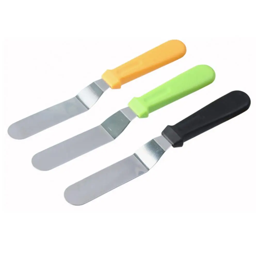 Stainless Steel Butter Cake Cream Knife Spatula For Cake Smoother Spreader Pastry Kitchen Gadgets Cream Mixing Decorating Tool